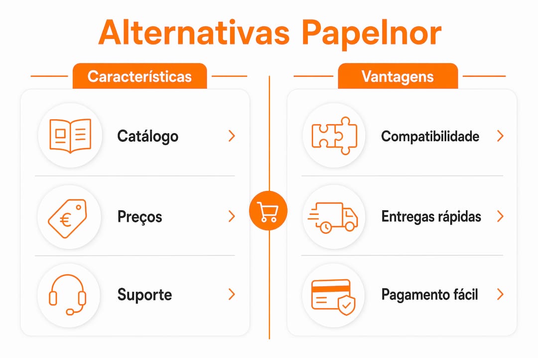 Infográfico: comparação entre diferentes opções de consumíveis para impressoras