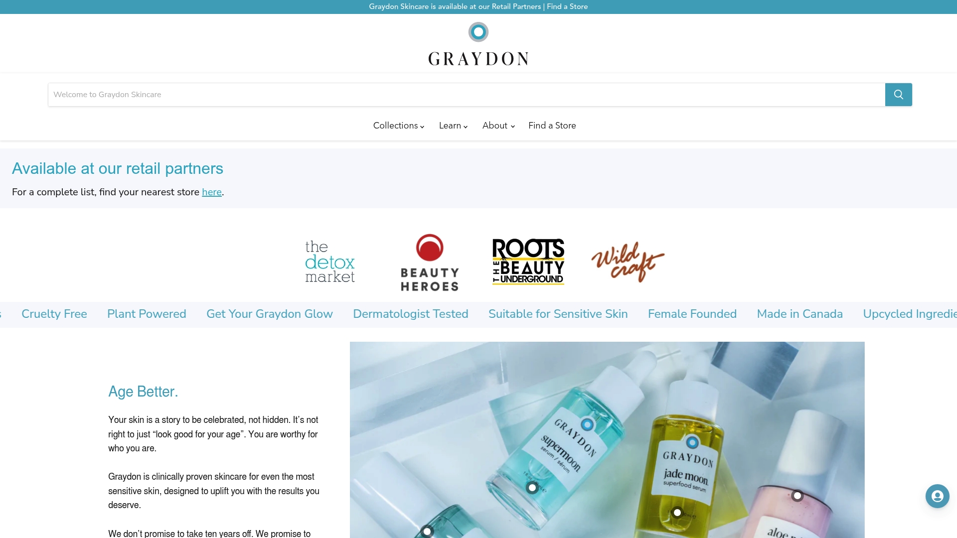 https://graydonskincare.com