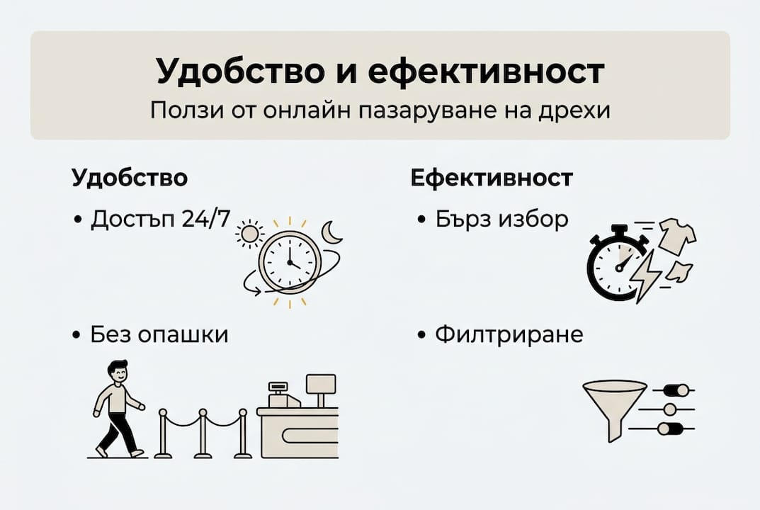 Инфографика: Как да пазаруваме по-лесно и по-ефективно