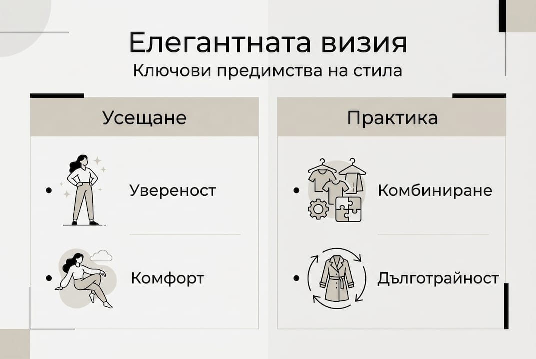 Инфографика: Какво печелим от елегантния стил