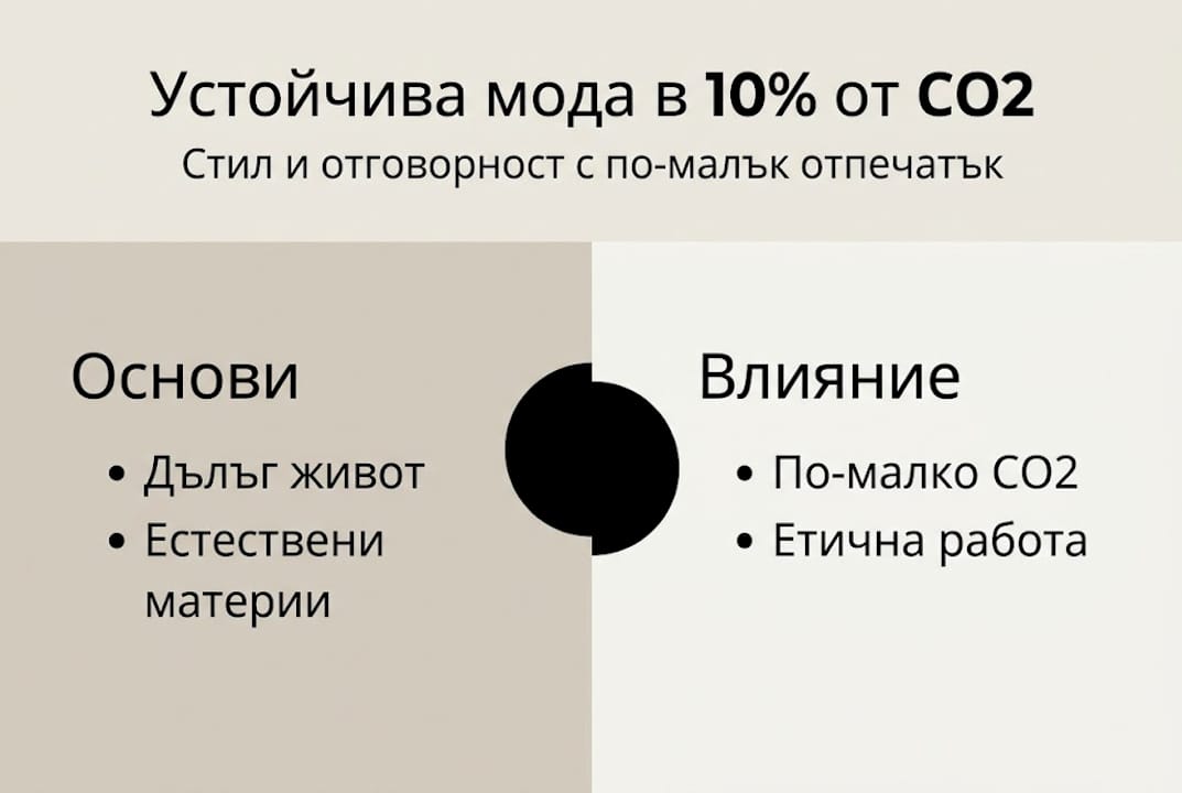 Инфографика: Какво представлява устойчивата мода и защо си заслужава да ѝ дадем шанс