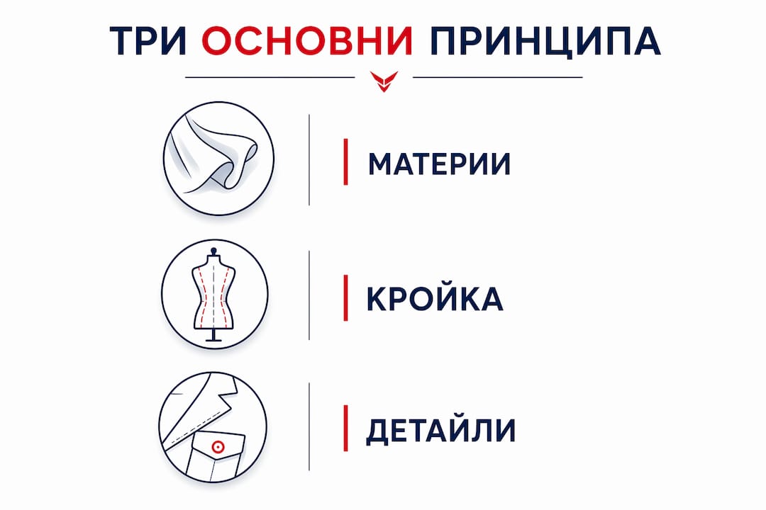 Инфографика: Три златни правила за стилна визия