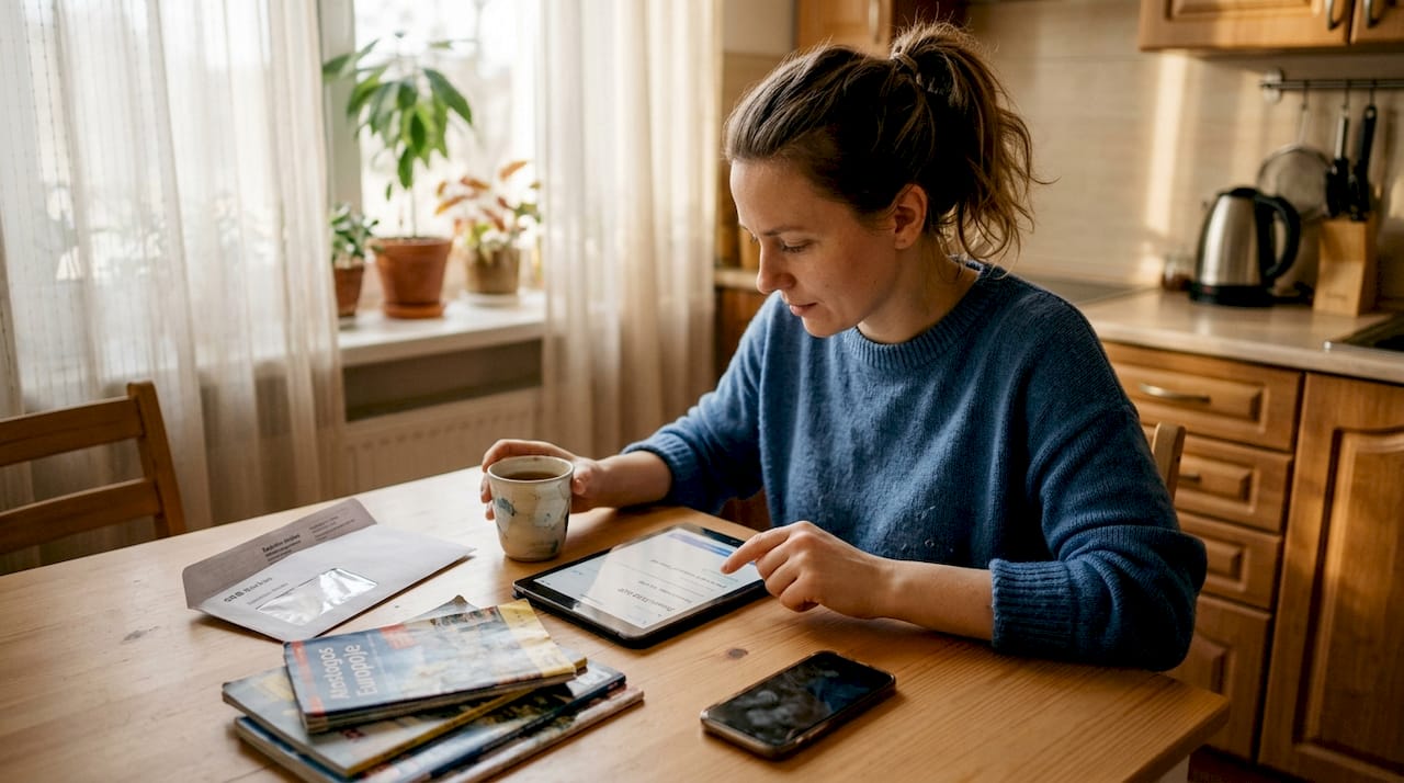 Moteris perveda pinigus į savo finansinių technologijų kortelę