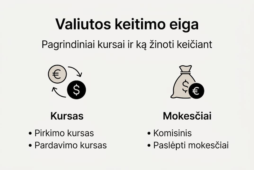 Infografikas: valiutų kursų ir mokesčių pokyčių apžvalga