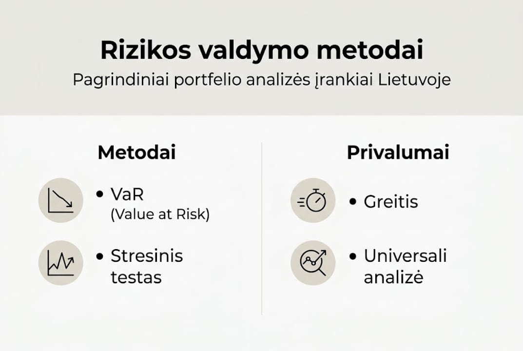 Vizualus gidas: pagrindiniai rizikos valdymo būdai