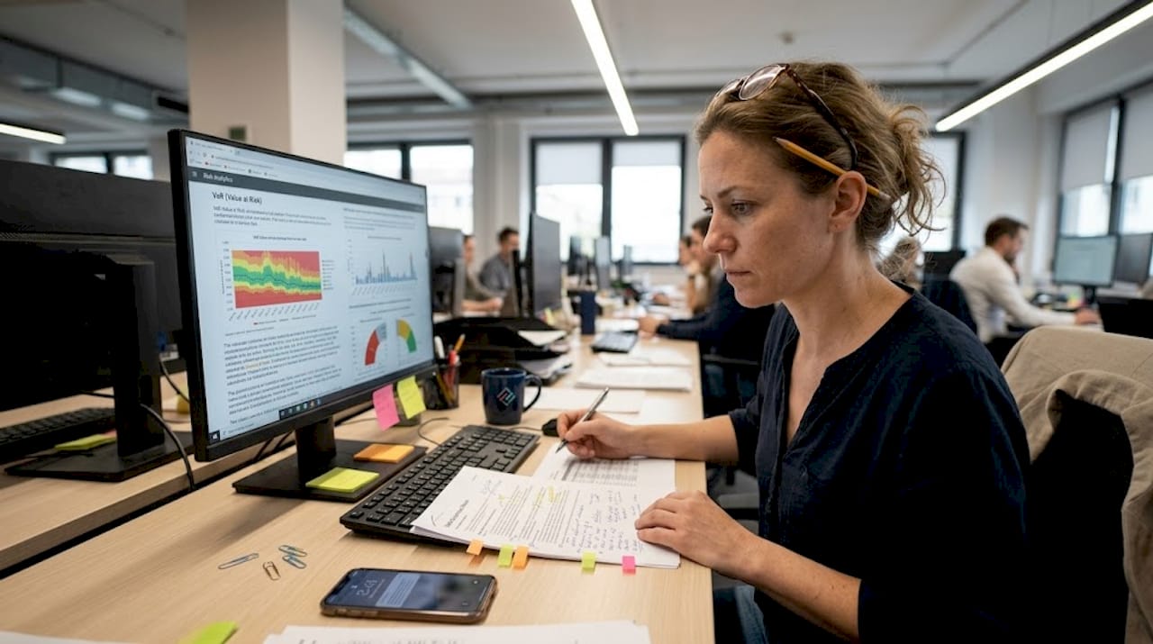 Manager checking value at risk report