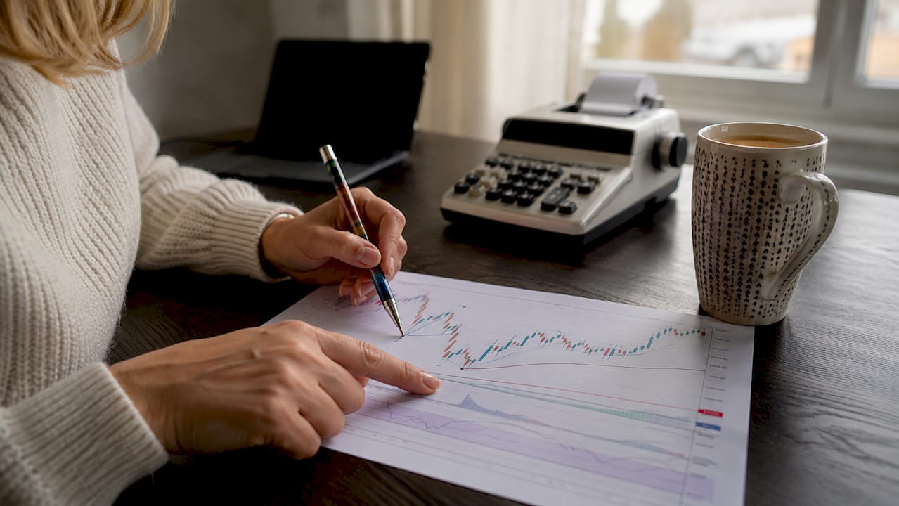 Rankos rodo į Forex techninės analizės grafiką
