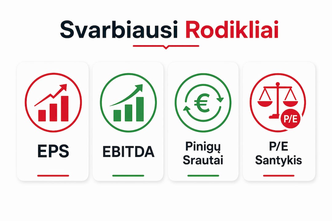 Investuotojams skirtas infografikas – svarbiausi finansiniai rodikliai vienoje vietoje
