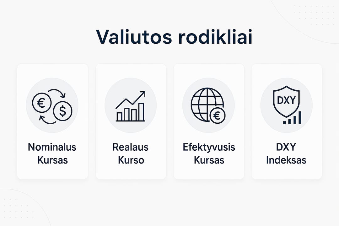 Infografikas: kokie veiksniai lemia valiutos stiprumą?