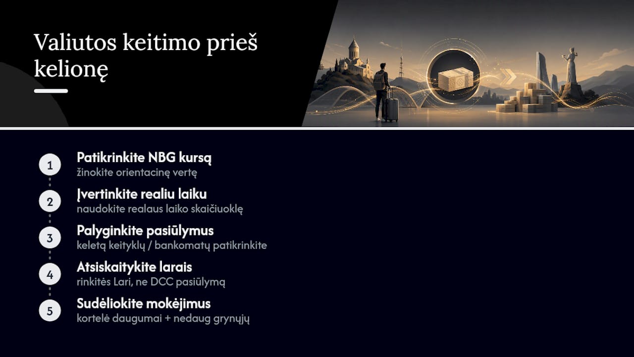 Kursų patikrinimo ir mokėjimo pasirinkimo schema