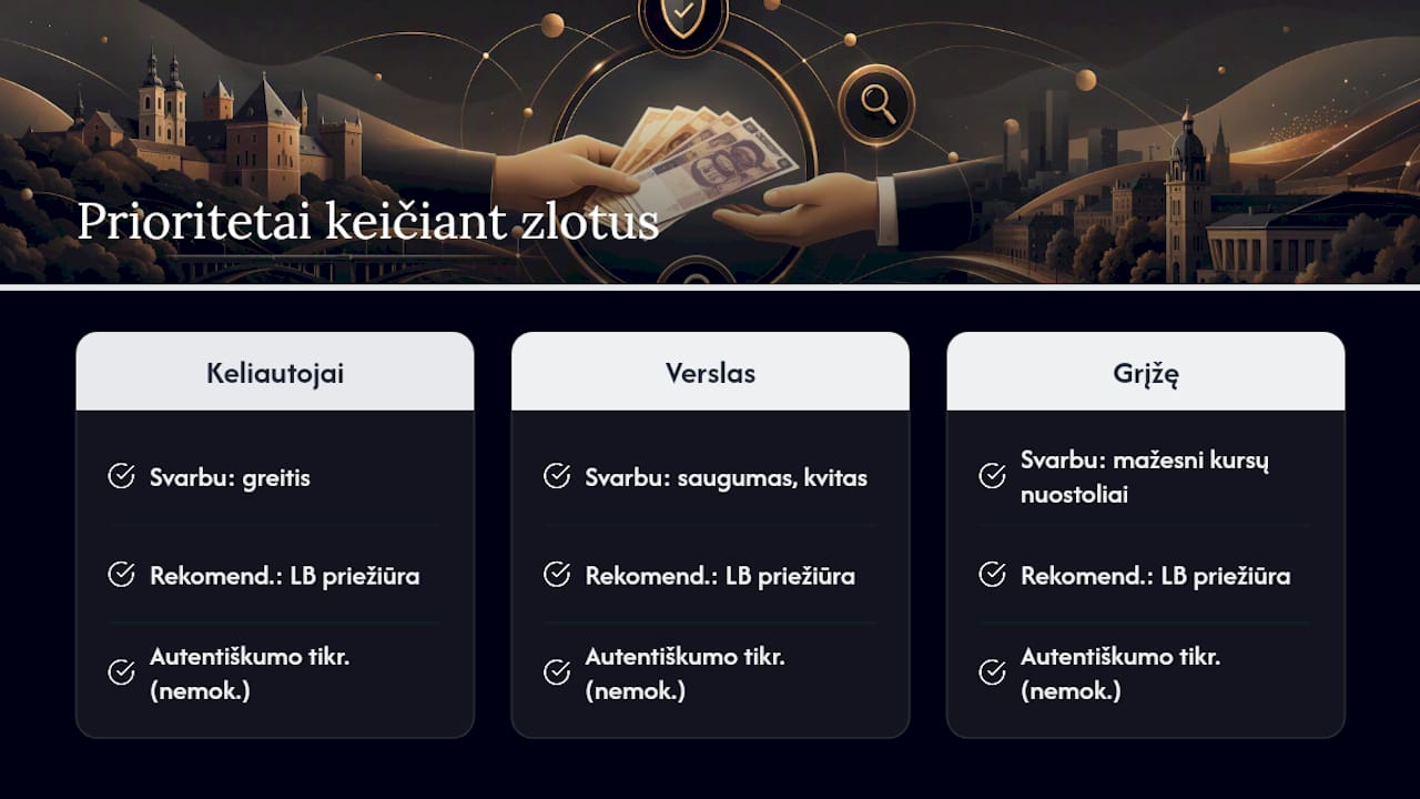 Leidėjo pastaba apie zlotų keitimą Kaune — overview diagram