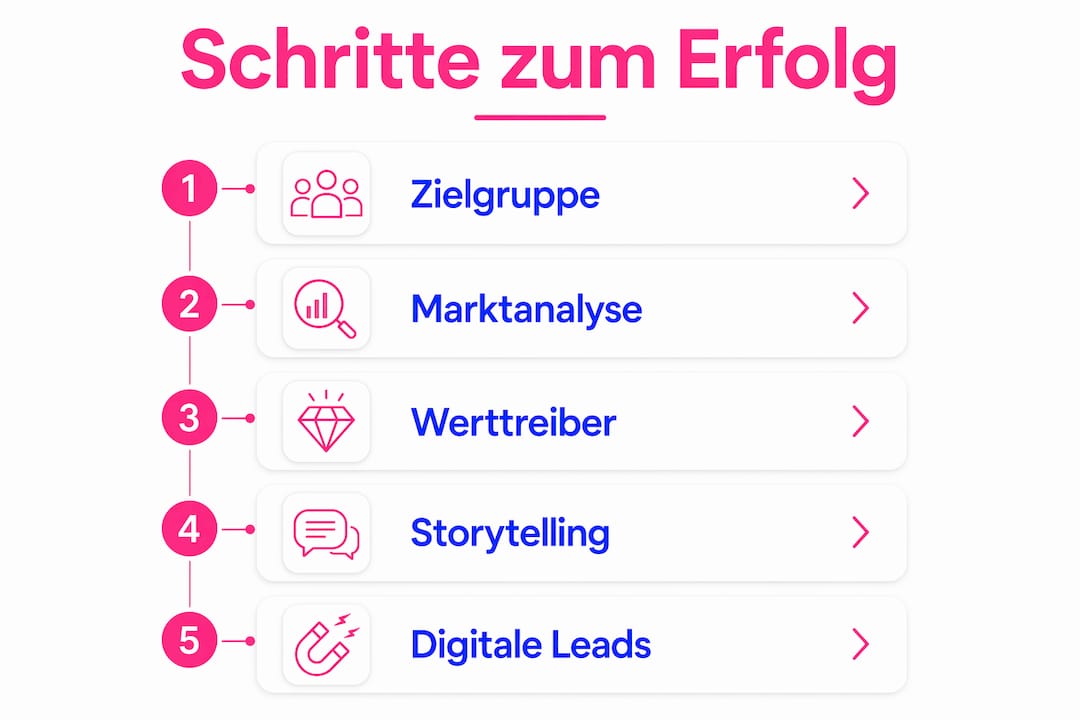 Infografik: So entwickeln Sie wirkungsvolle Verkaufsargumente – Schritt für Schritt