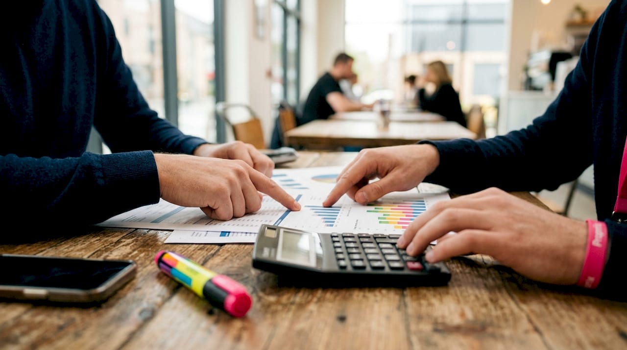 Mit Hilfe von Unterlagen prüfen Experten die Conversion-Rate von CTAs.