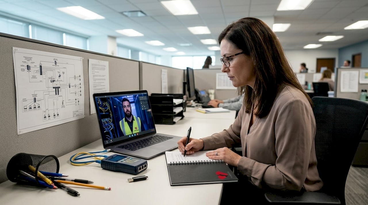 IT manager on call about server colocation