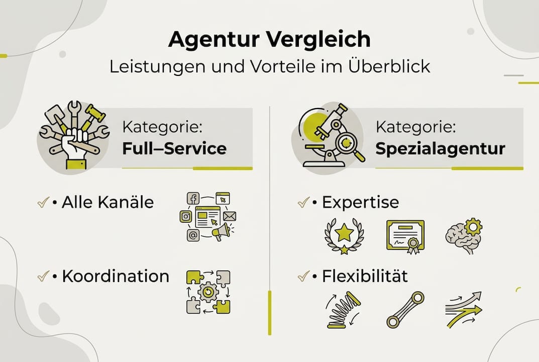 Infografik-Agenturen im Leistungsvergleich: Wer bietet was?
