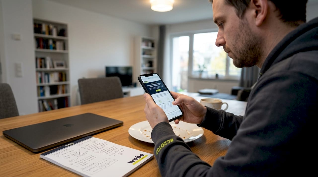Entwickler testen ihre Website direkt auf dem Smartphone