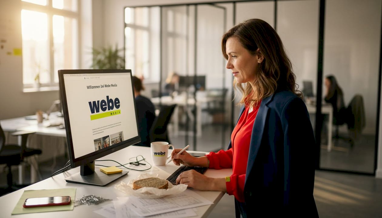 Jemand besucht zum ersten Mal die Webseite einer Organisation.