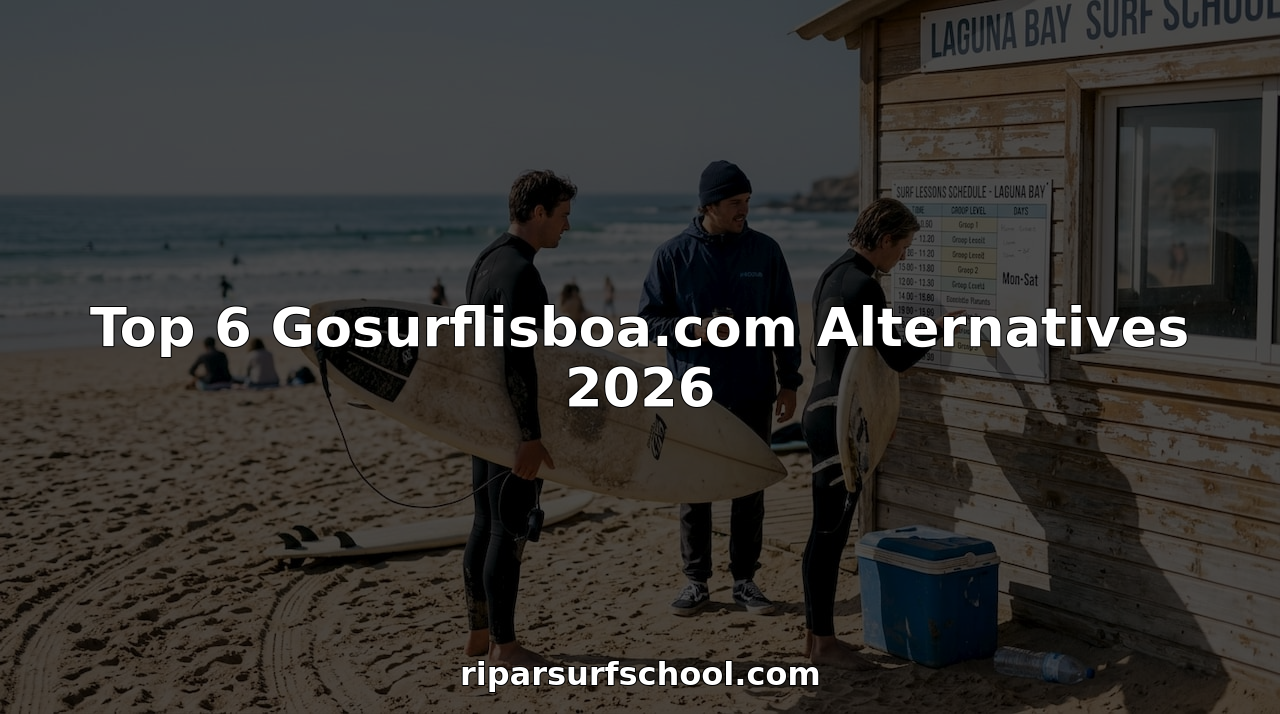 Surfers comparing Portugal surf school options