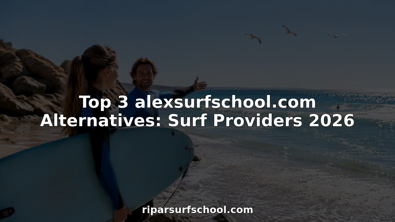 Surfing lesson on Portuguese beach at sunrise