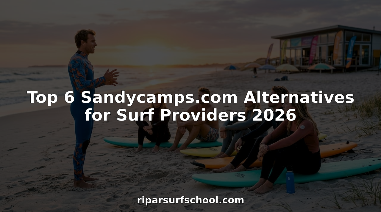 Surf instructor teaching beach surf lessons