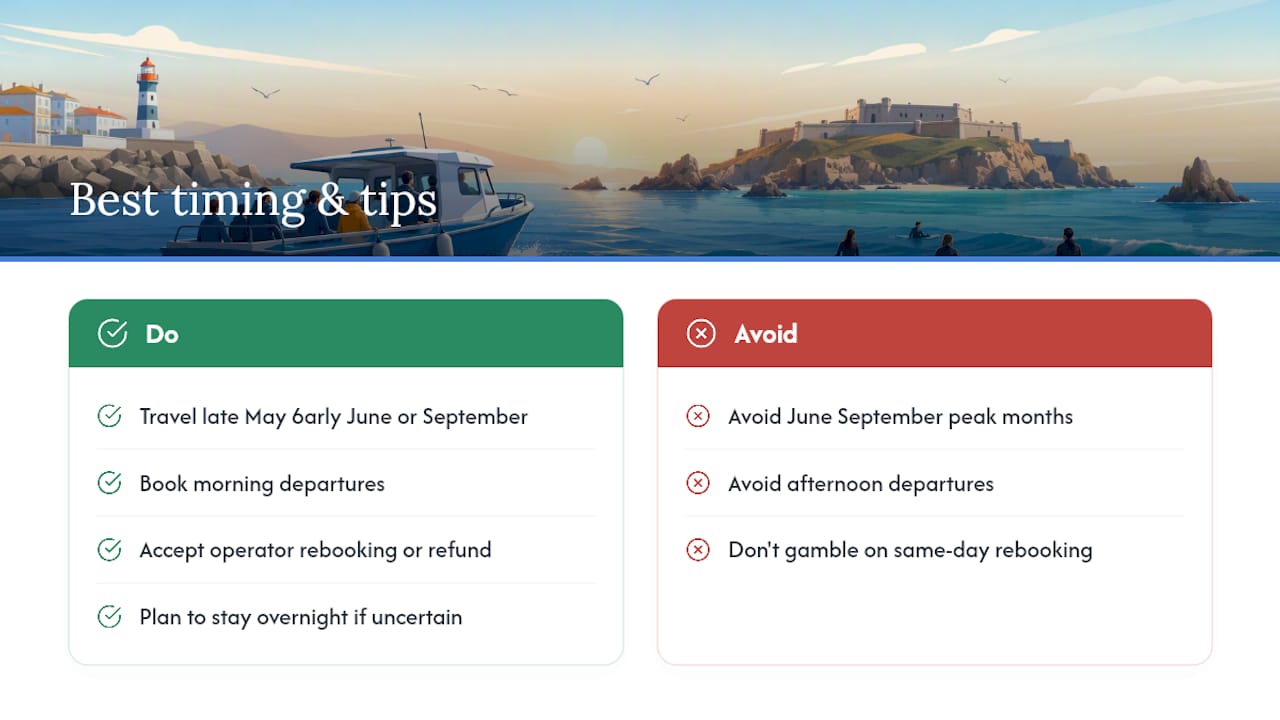 When Is the Best Time to Visit the Berlengas? — overview diagram