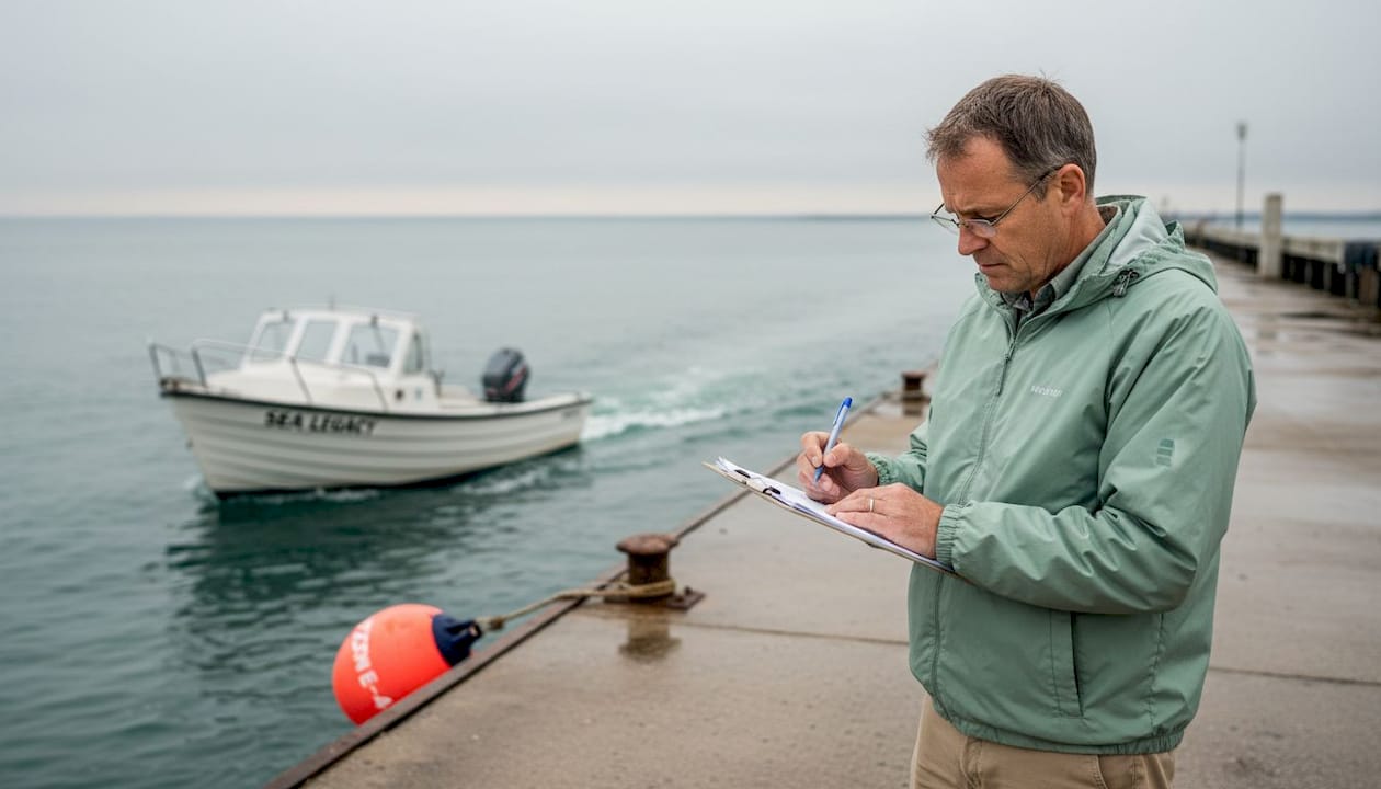 Official records sea scattering procedures dockside