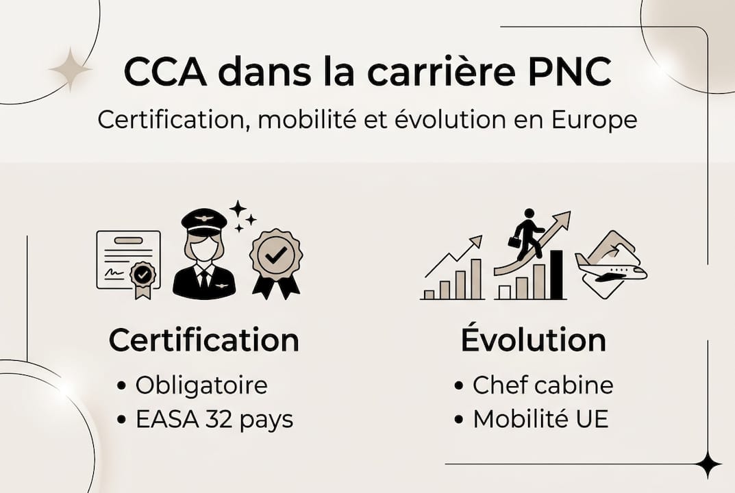Aperçu visuel de la place occupée par le CCA au sein de l’Europe