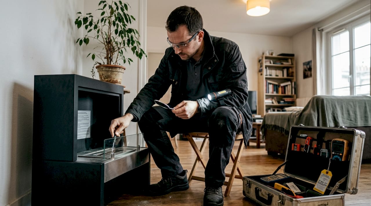 Vérification de la sécurité des appareils de chauffage au bioéthanol