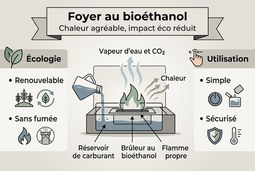 Infographie : tout savoir sur le bioéthanol, son fonctionnement et ses atouts