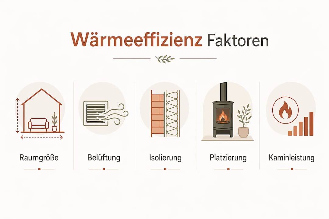 Übersicht: Welche Faktoren beeinflussen die Wärmeleistung von Tischkaminen?