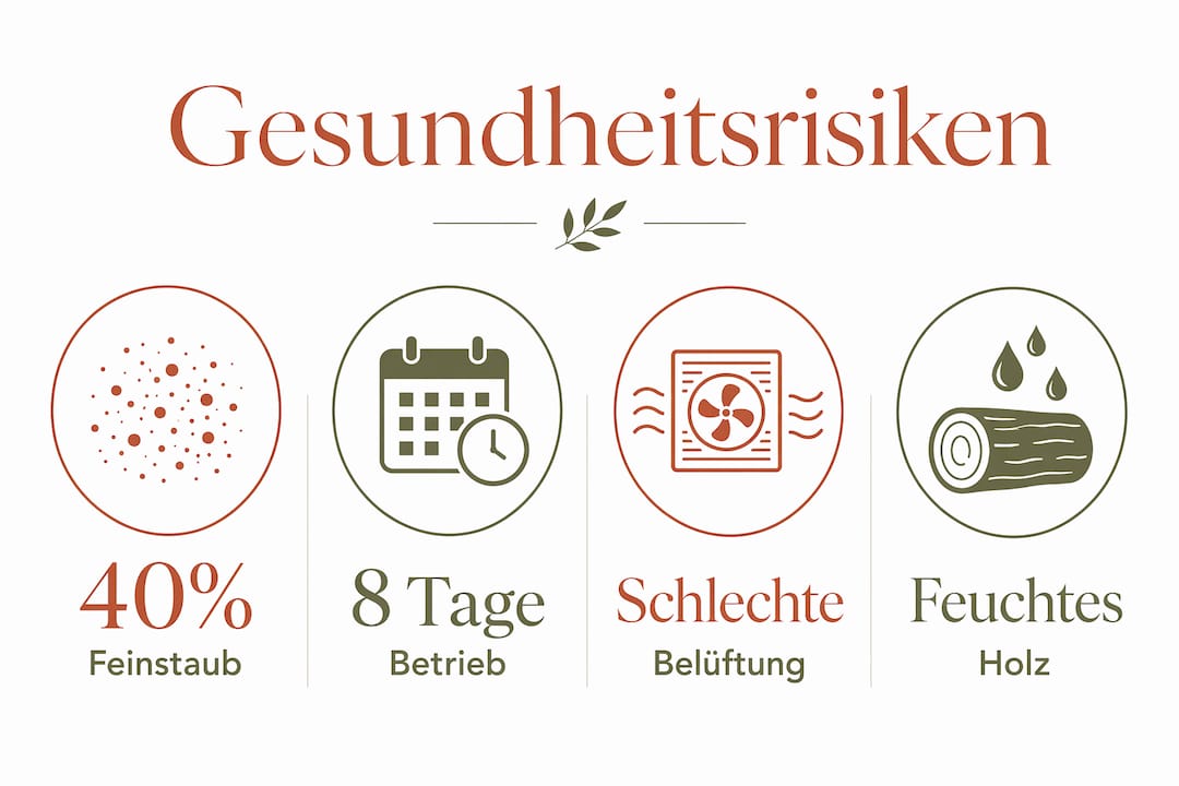 Grafik: So schadet offenes Feuer unserer Gesundheit