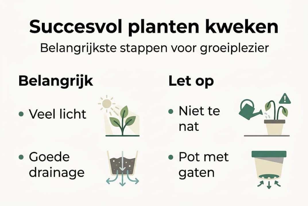 Infographic: Zo houd je jouw kamerplanten gezond en gelukkig