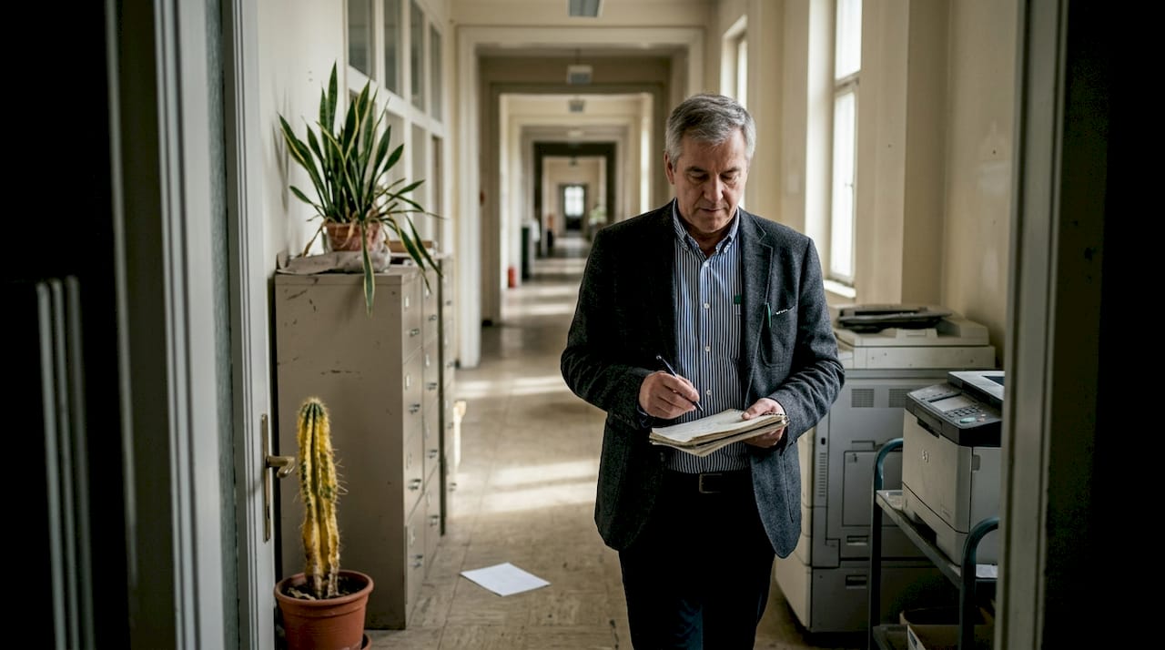 Manager houdt bij hoeveel daglicht de kantoorplanten krijgen