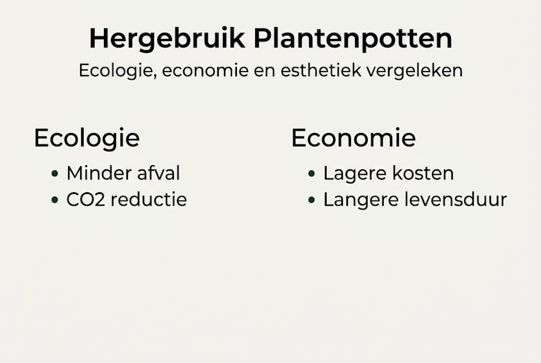 Infographic: Waarom gebruikte plantenpotten een tweede leven verdienen