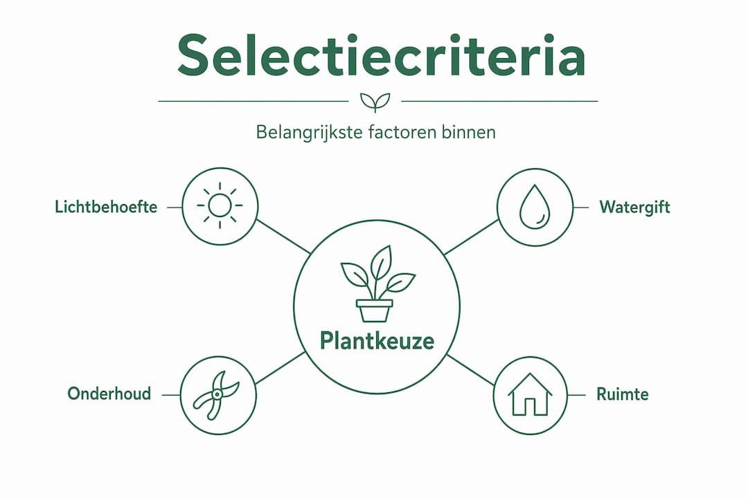 Overzicht: Waar let je op bij het kiezen van kamerplanten?