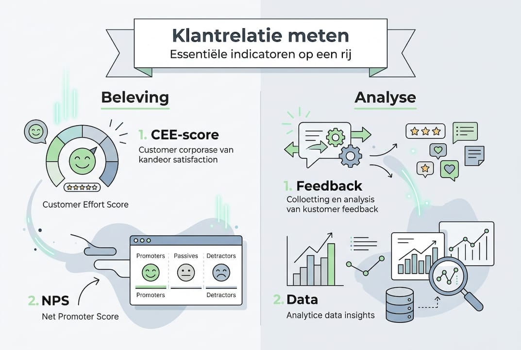 Infographic: een helder overzicht van de belangrijkste klantrelatie-indicatoren