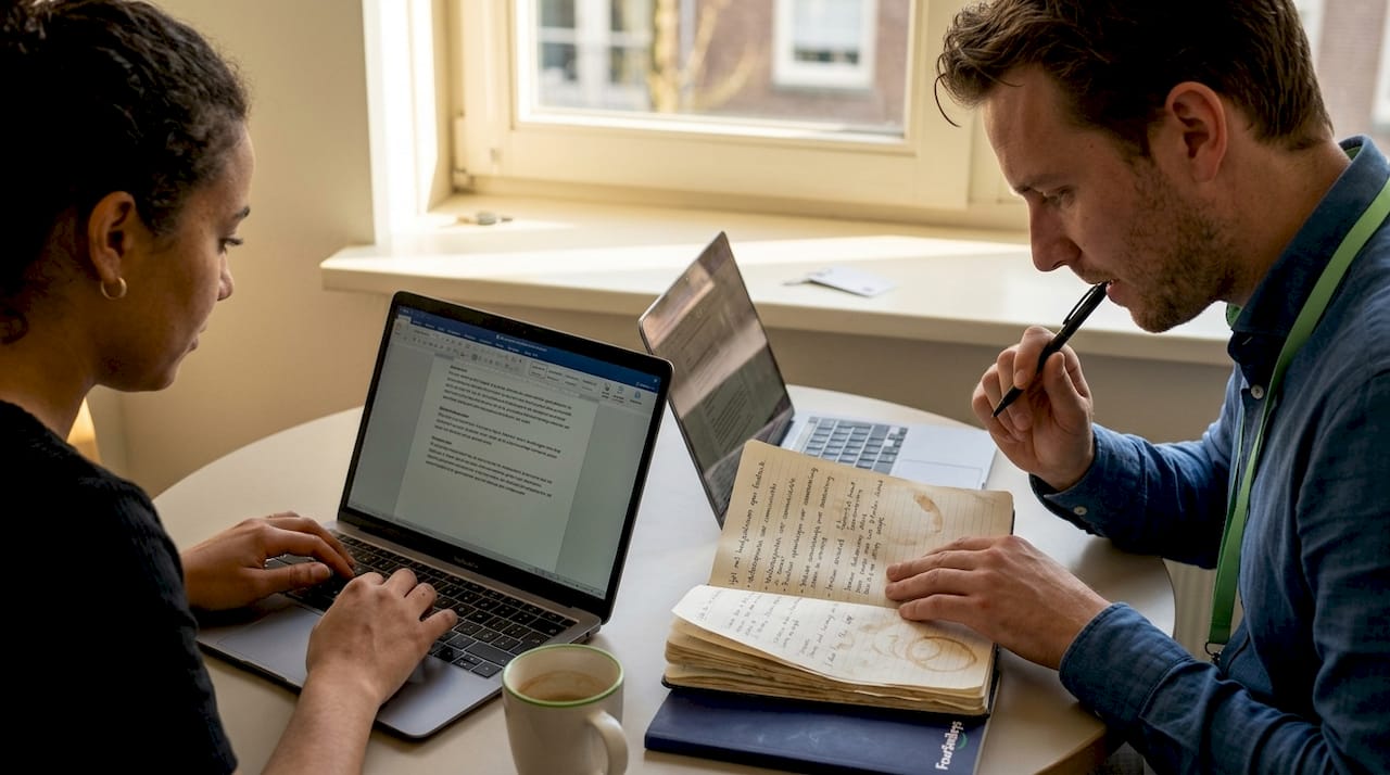 Collega’s gaan in gesprek over open feedback