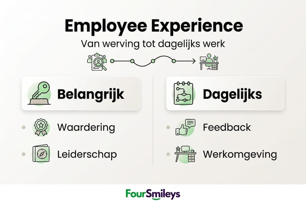 Infographic: de belangrijkste inzichten rondom medewerkerbeleving