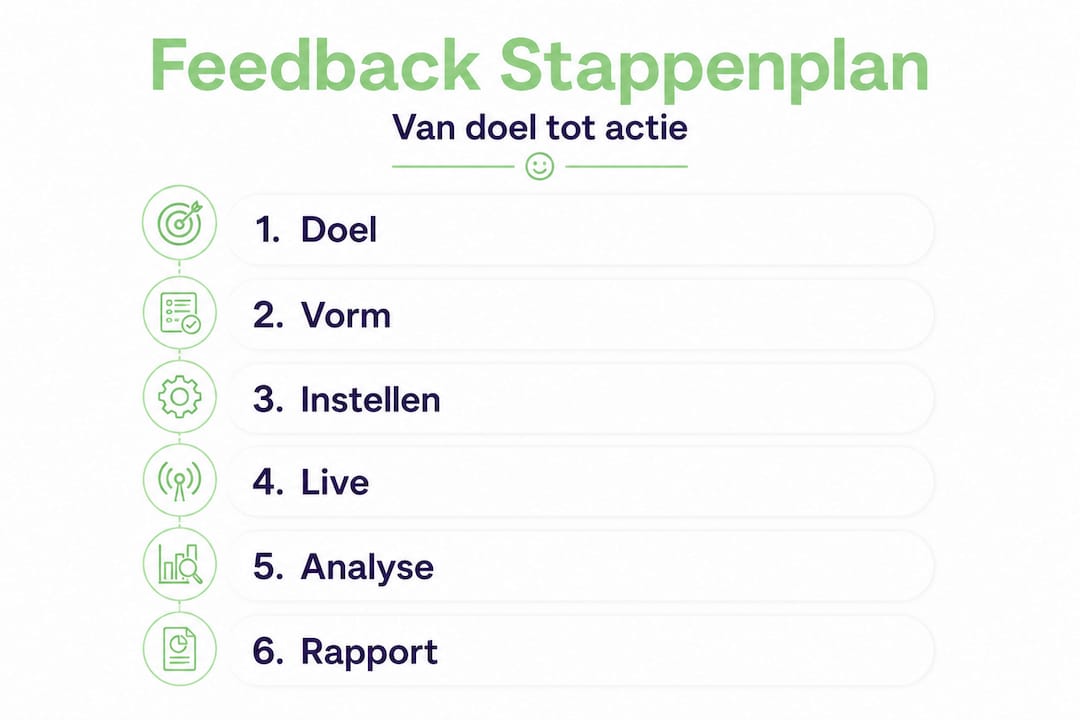 Stapsgewijze aanpak voor het verzamelen van feedback na je evenement
