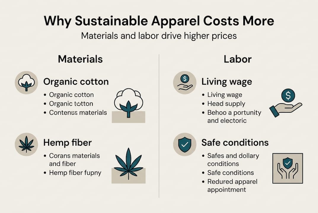 Infographic of apparel cost factors