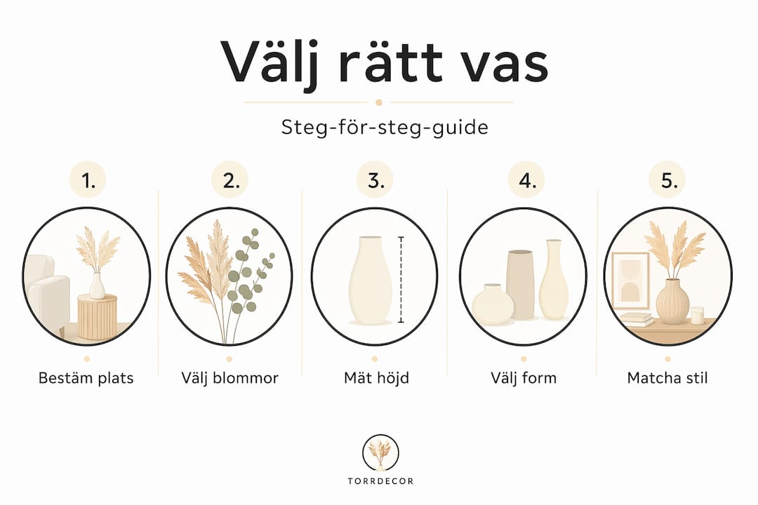 Steg-för-steg-guide: Så hittar du rätt vas