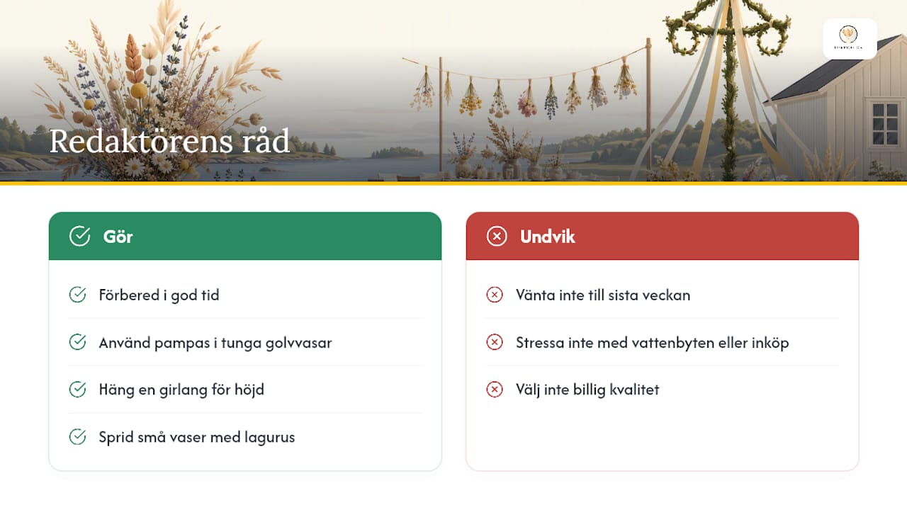Redaktörens perspektiv: när torkat är bästa valet för din sommarfest — overview diagram