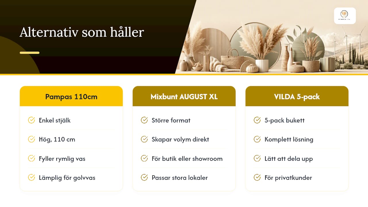 Pampasgräs som håller: några alternativ värda att se närmare på — overview diagram