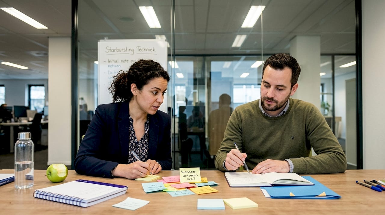 Samen met collega’s sparren over goede vragen