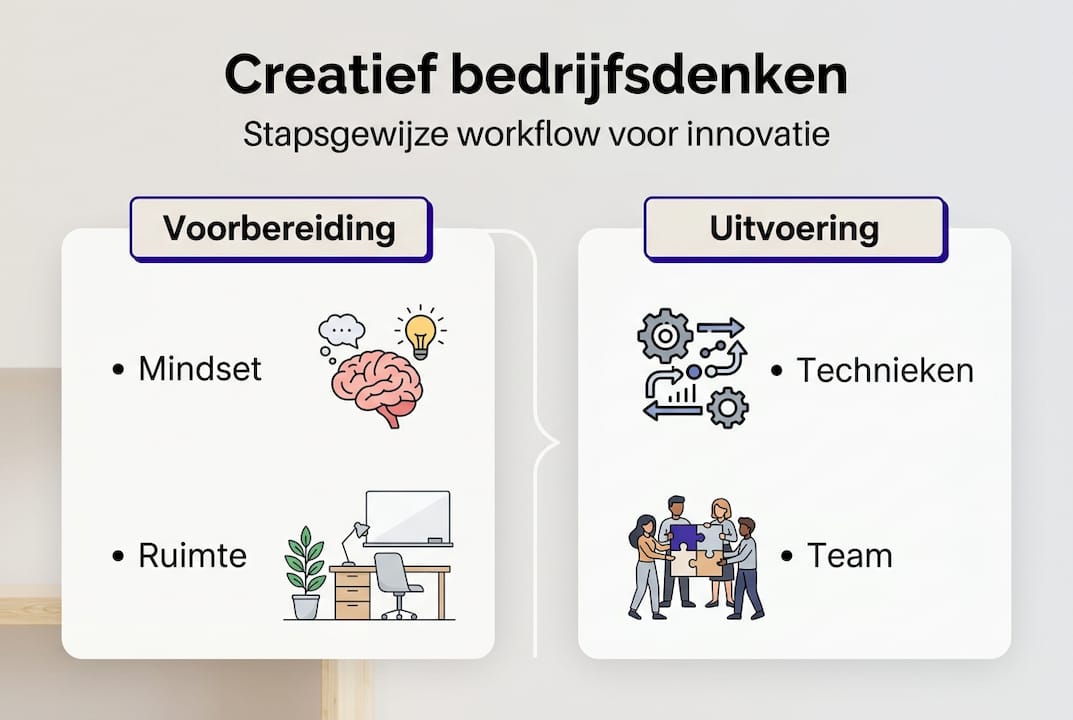 Infographic: zo werkt creatief denken binnen een bedrijf