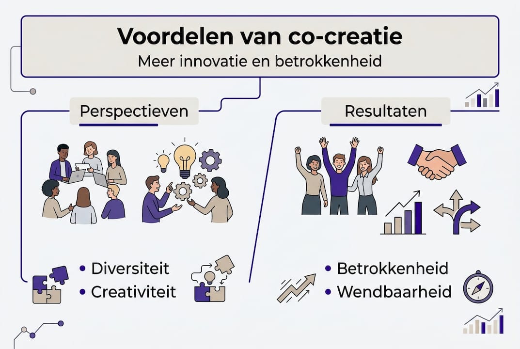 Infographic: De meerwaarde van co-creatie voor organisaties