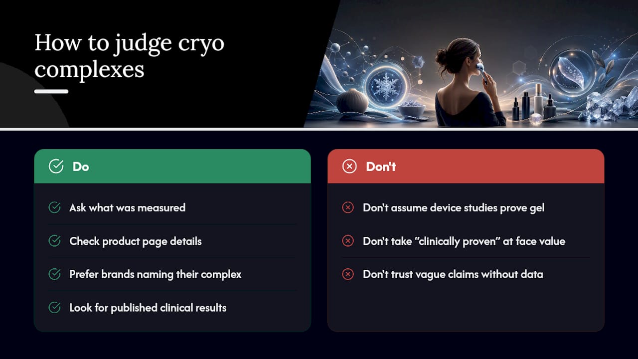 Why Topical Cryo Complexes Deserve a Spot in Your Routine — overview diagram