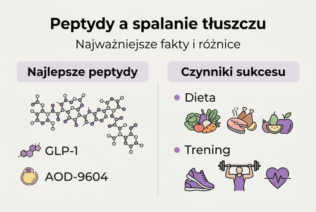 Infografika: wszystko, co warto wiedzieć o peptydach – najważniejsze informacje i czynniki wpływające na ich działanie