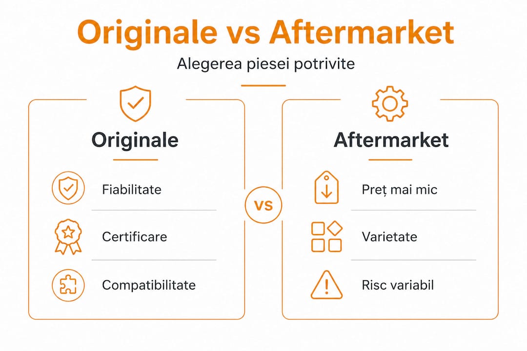 Infografic: Diferențe între piesele originale Perkins și cele de tip aftermarket