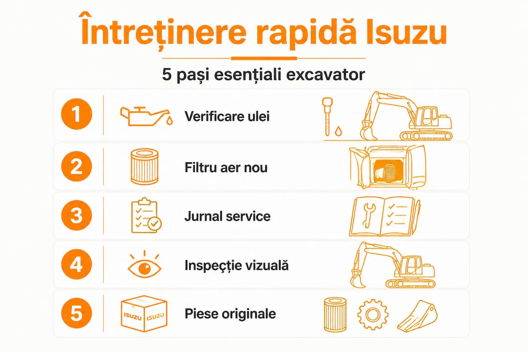 Ghid vizual pentru întreținerea corectă a motorului Isuzu: pașii esențiali de urmat